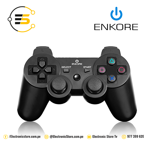 Mando alambrico Enkore Compatible con PS2, PS3, Pc y Laptop – Venta de  Equipos y Soporte Técnico